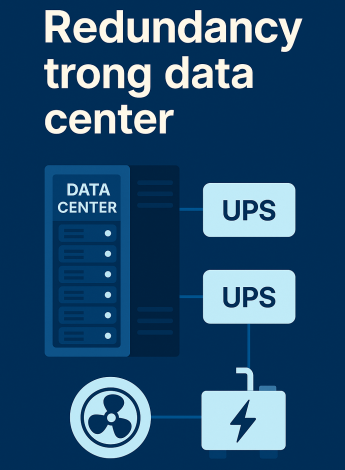 Redundancy trong trung tâm dữ liệu: Giải pháp đảm bảo hoạt động liên tục