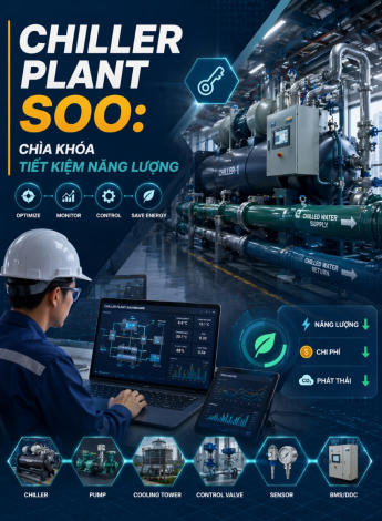 SOO hệ thống chiller chuẩn chuyên gia: Chìa khóa tiết kiệm năng lượng
