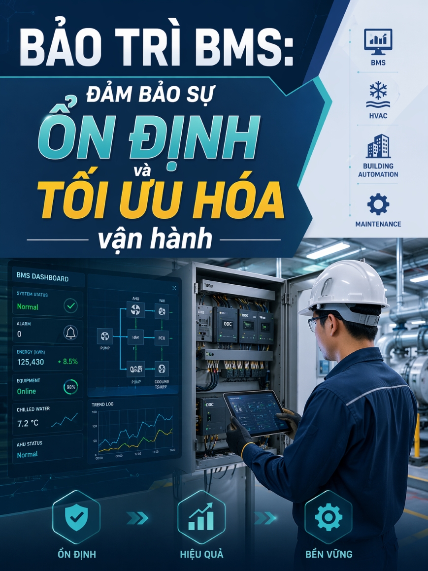 Bảo trì BMS - Đảm bảo sự ổn định và tối ưu hóa vận hành