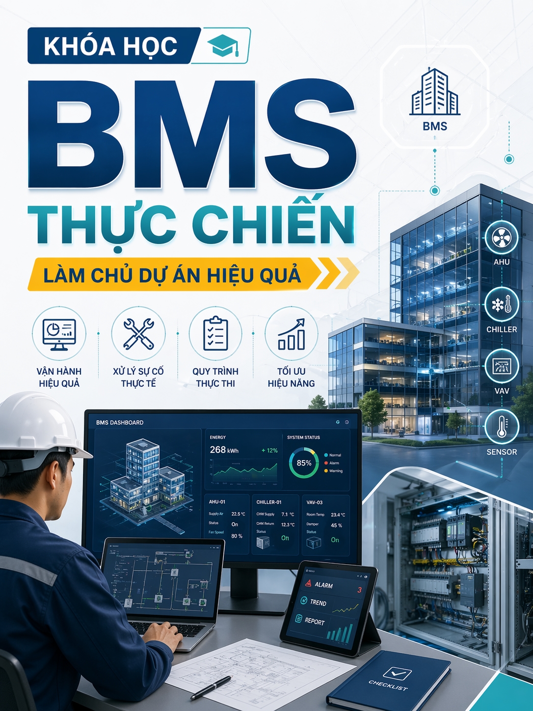 Khóa học BMS cho Kỹ thuật T&C – Làm chủ Testing & Commissioning