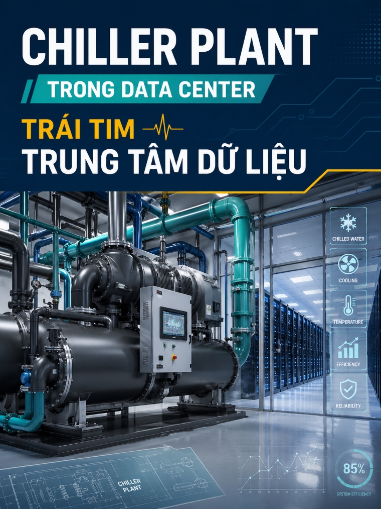Hệ Thống Chiller Plant Data Center: Giải Pháp Tối Ưu Năng Lượng & Hiệu Suất